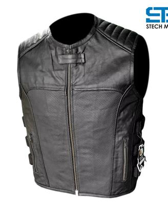 Gilet per Bike in Pelle Uomo ST 1121 BZM – Custom