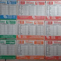 9 VECCHIA SCHEDINA TOTOCALCIO VINTAGE 1982/83