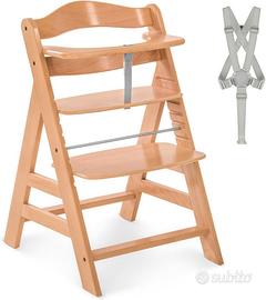 Seggiolone Hauck Alpha+ Legno Evolutivo Naturale