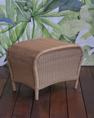 Pouf sgabello poggiapiedi da esterni