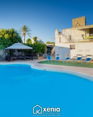 Baglio Sciacca, piscina, 8 camere, per gruppi