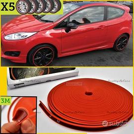 Protezione CERCHI in lega Ford Rosso Copri Bordo