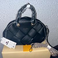 Borsetta Charro nera in ecopelle