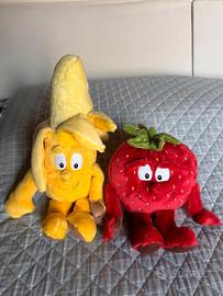Peluche fragola e banana
