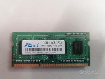 Memoria Ram Asint ddr3 1gb-1333