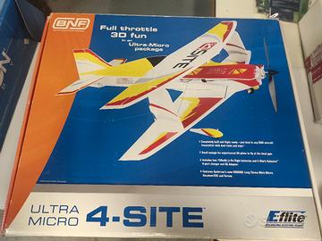 aeromodello radiocomandato 4-site ultra micro