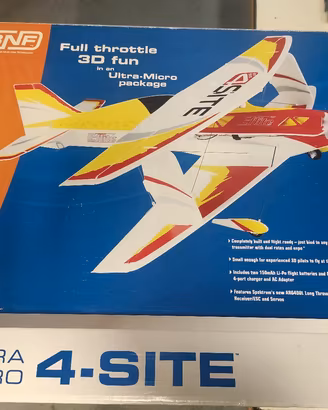 aeromodello radiocomandato 4-site ultra micro