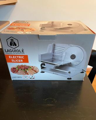 Affettatrice elettrica Laguiole in acciaio inox