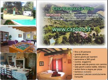 Casa Vacanza Ca Piero con Piscina per 20 persone