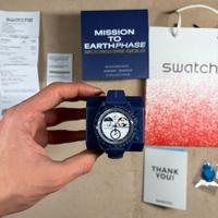 Omega x Swatch Mission T Earthphase Moonshine Gold