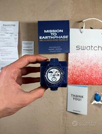 Omega x Swatch Mission T Earthphase Moonshine Gold