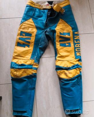 Pantaloni cross pelle epoca