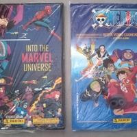 Album Figurine Panini: OnePiece e Into the Marvel