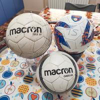 3 palloni da calcio marca Macron e LND
