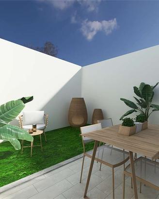 Nuovo trilocale con cortile privato e ingresso ind