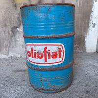 Bidone olio motore vintage OLIO FIAT anni 60