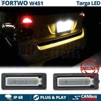 Luci Targa Led Smart Fortwo W451 Canbus 18 LED