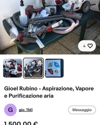 aspirapolvere a vapore