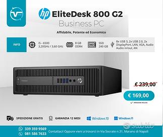 HP 800 G2 SFF i5 8GB RAM 240GB SSD WINDOWS 10-11