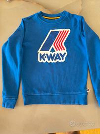 felpa K way azzurra bambino 5 anni