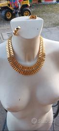Set Collana Orecchini Vintage "Cleopatra"