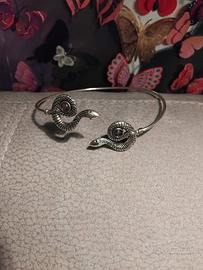 Bracciale serpenti bigiotteria 