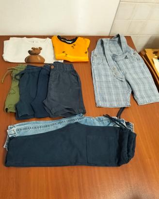 lotto vestiti bimbo 18/24