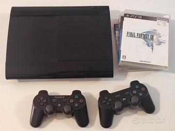 PS3 super slim 500 GB + DualShock + 4 giochi