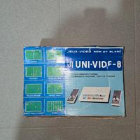 UNI-VIDF-8 consolle con 8 giochi vintage b/n