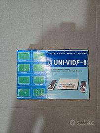UNI-VIDF-8 consolle con 8 giochi vintage b/n