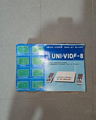 UNI-VIDF-8 consolle con 8 giochi vintage b/n