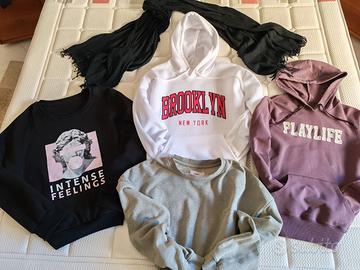 Stock felpe donna/ragazza tg M/L