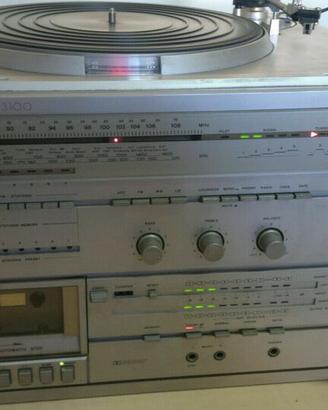 SABA Hi-Fi Pack C3100 stereo giradischi + casse