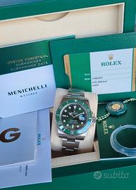 ROLEX SUBMARINER 116610LV HULK GAR ITALIA 2019 FUL