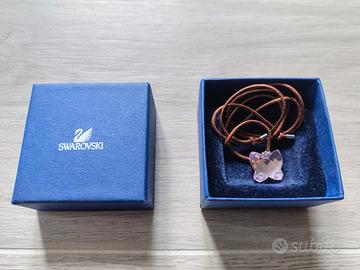 Swarovski Ciondolo Rosa Farfalla 
