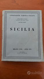 SICILIA 1938 – Libro d’epoca con mappa originale
