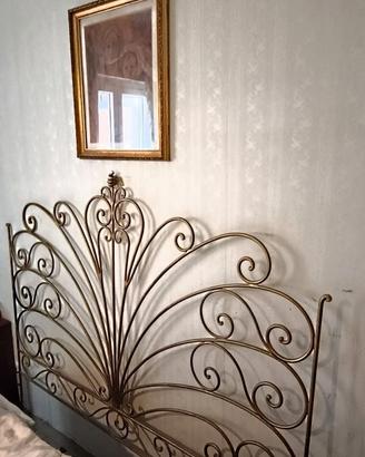 Testiera per letto matrimoniale in ferro pieno