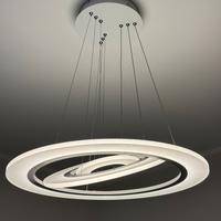 Lampadario Led moderno Sykia con anelli Saturno!