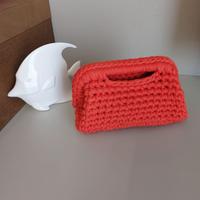 borda clutch arancione