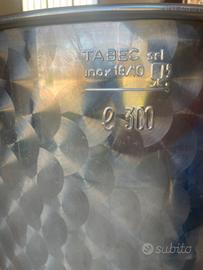 Botte acciaio inox 300 litri
