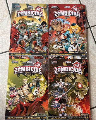 ZOMBICIDE SERIE COMPLETA (1-4) FUMETTI BONELLI