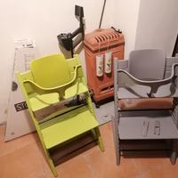 seggiolone sedia stokke tripp trapp con baby set