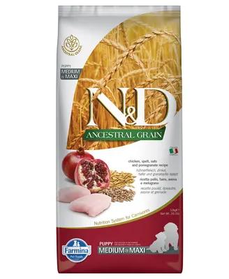 Farmina N&D Ancestral Grain Puppy Medium & Maxi Po