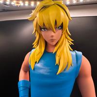 Saint seya hyoga dipinto a mano