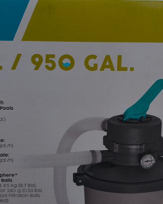 filtro Bestway sabbia o sfere da 3596 litri