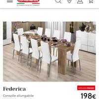 Tavolo allungabile 10 posti