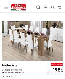 Tavolo allungabile 10 posti