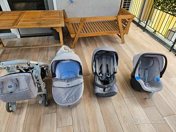 Chicco Trio Love Up -passeggino, navicella, ovetto