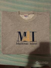 Felpa Hanes MI Mackinac Island Grigia