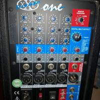 cassa amplificata con mixer incorporato 